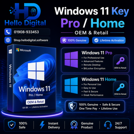 Windows 11 Key – Pro / Home | OEM & Retail